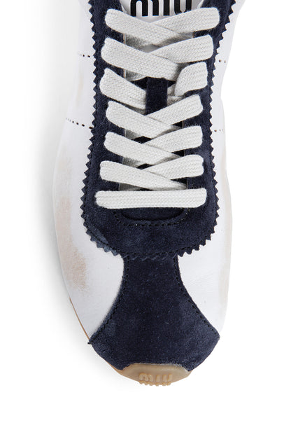 MIU MIU WOMAN WHITE SNEAKERS