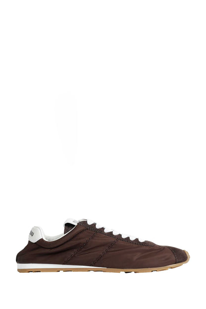 Plume Technical Fabric And Suede Sneakers