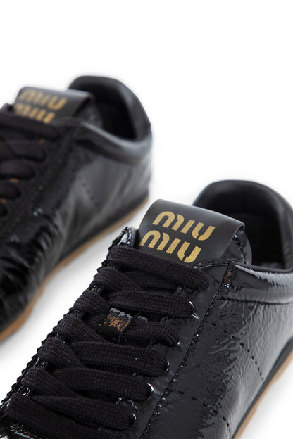 MIU MIU WOMAN BLACK SNEAKERS