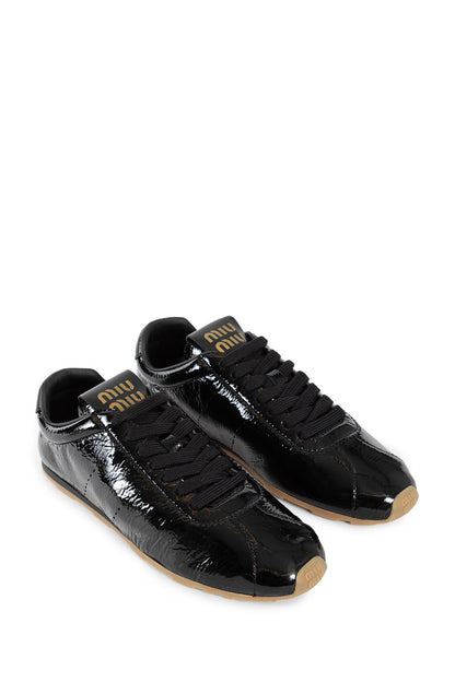 MIU MIU WOMAN BLACK SNEAKERS