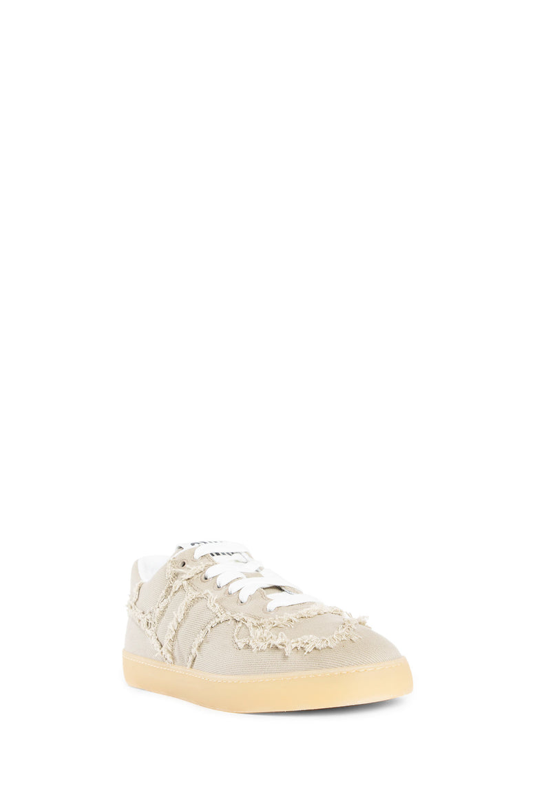 MIU MIU WOMAN OFF-WHITE SNEAKERS