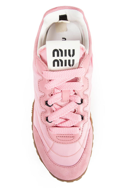 MIU MIU WOMAN PINK SNEAKERS