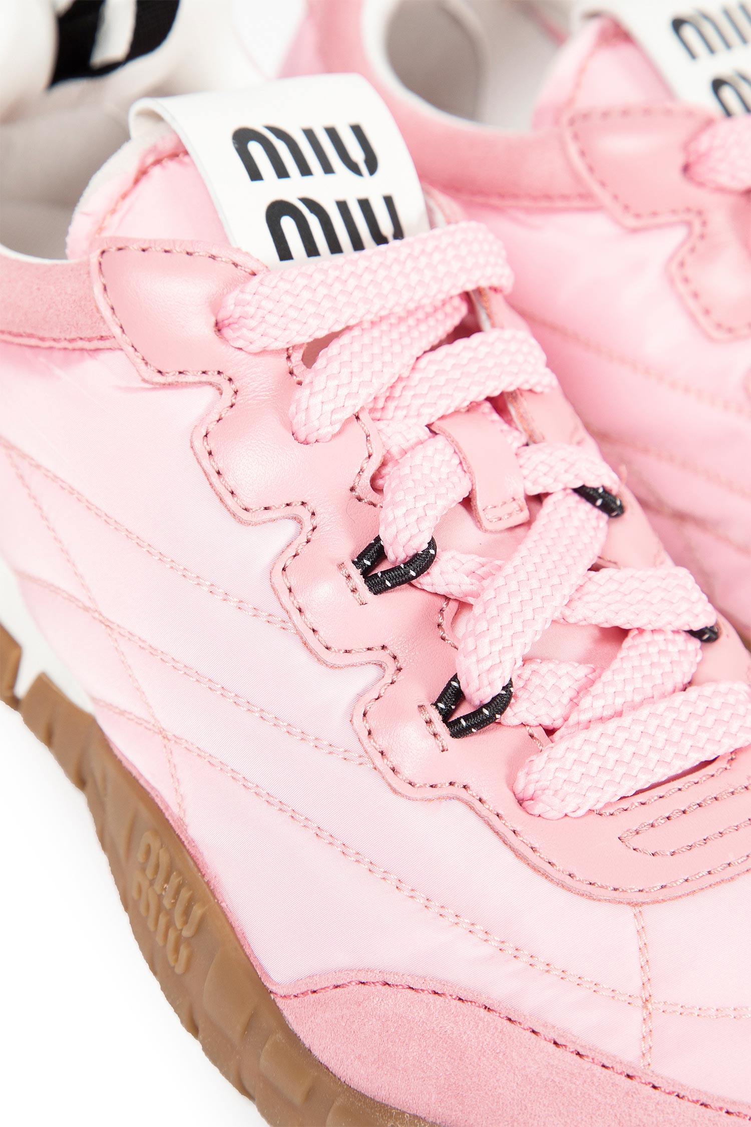 MIU MIU WOMAN PINK SNEAKERS