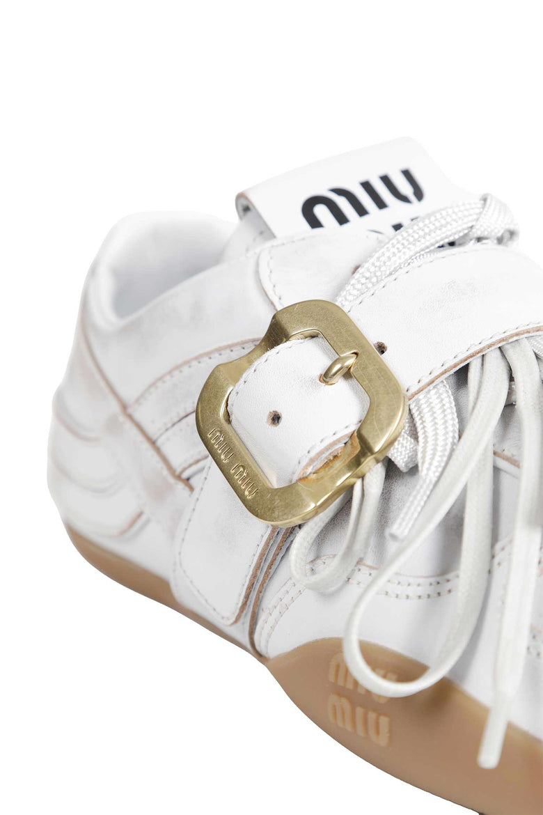 
              MIU MIU Gymnasium Leather Sneakers woman
            