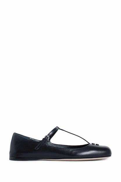 Antonioli MIU MIU WOMAN BLACK FLATS