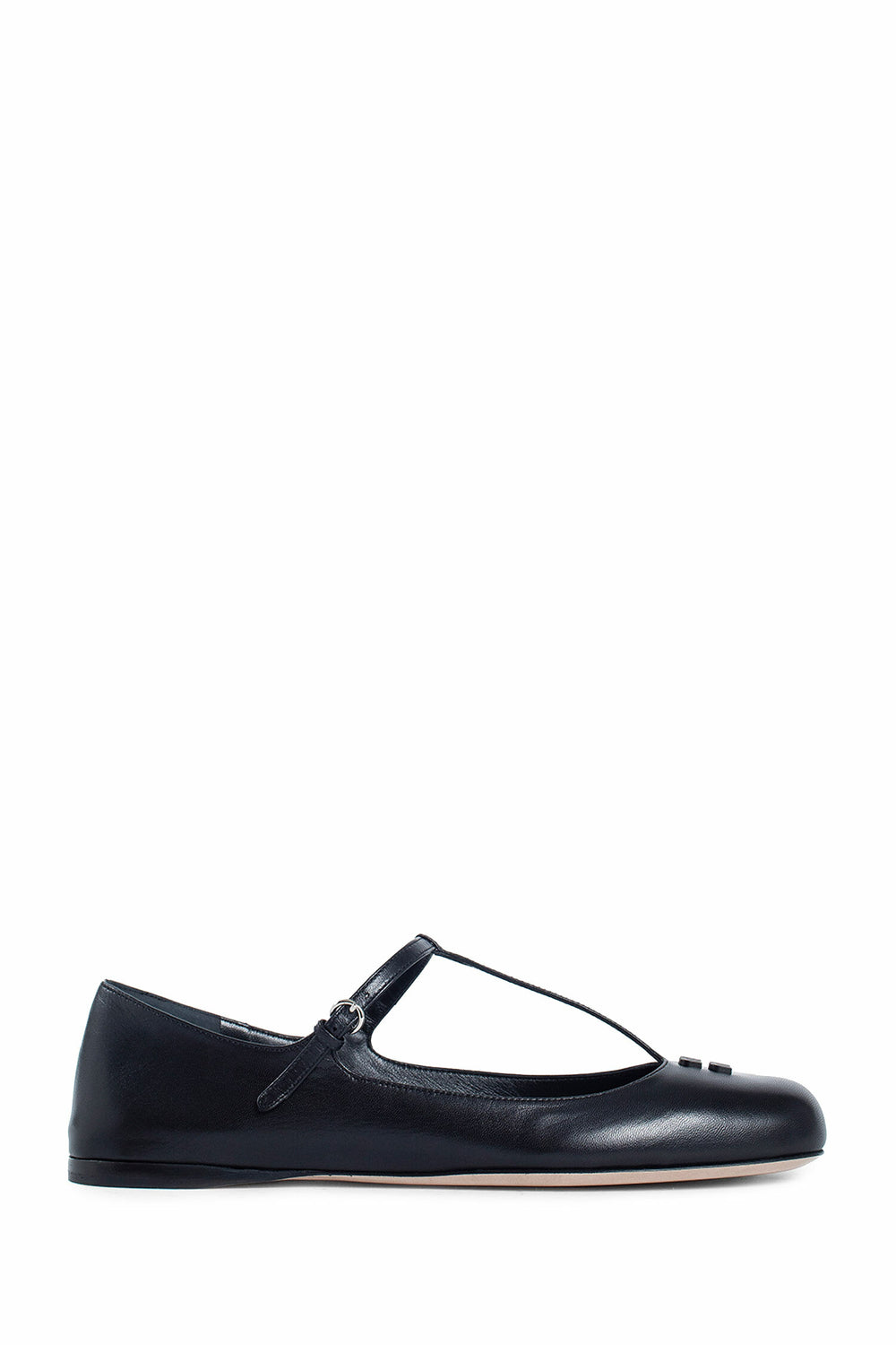 MIU MIU WOMAN BLACK FLATS