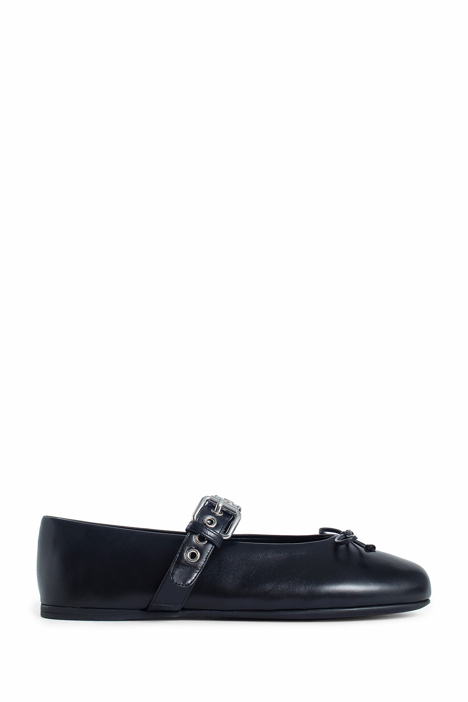 MIU MIU WOMAN BLACK FLATS