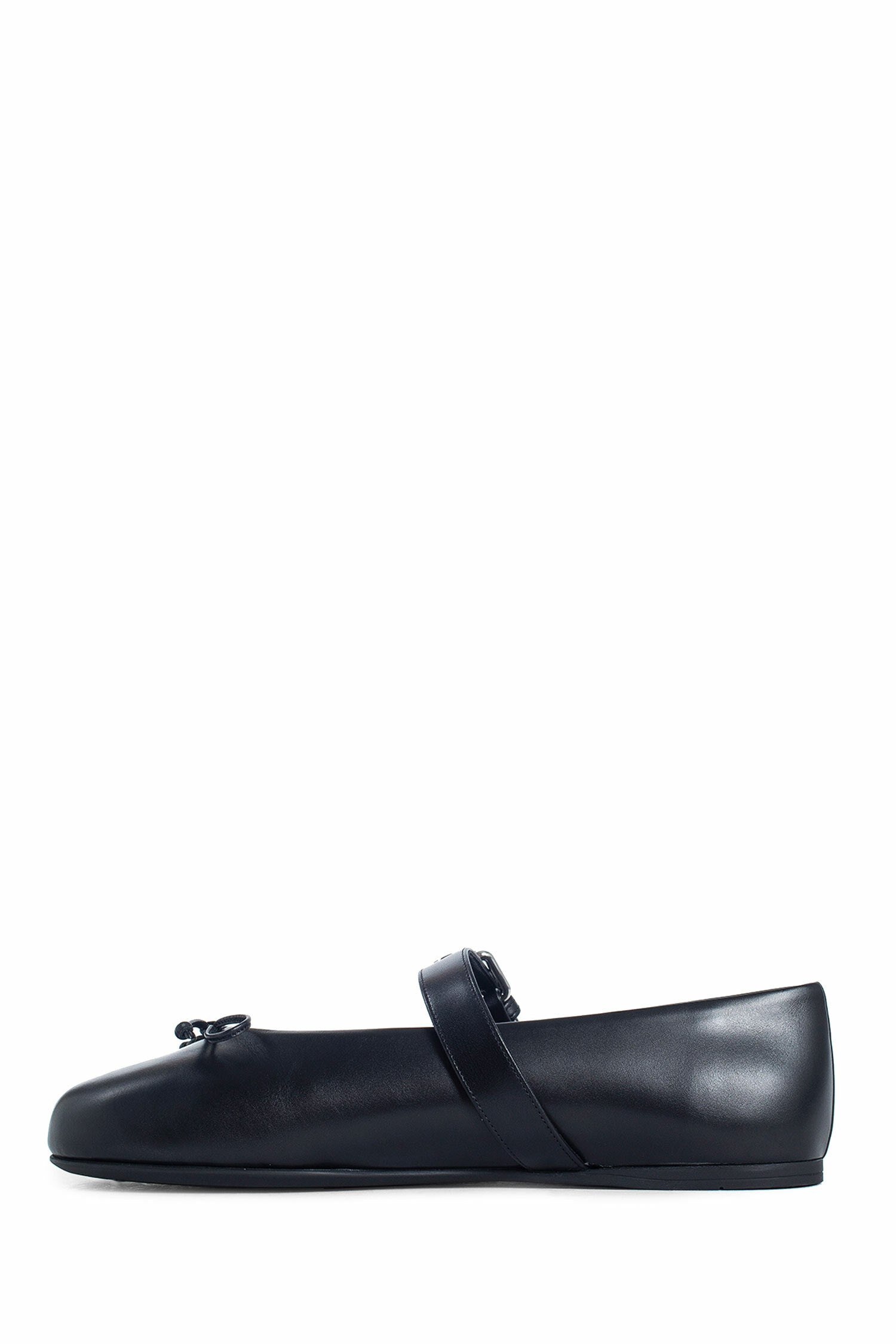 MIU MIU WOMAN BLACK FLATS