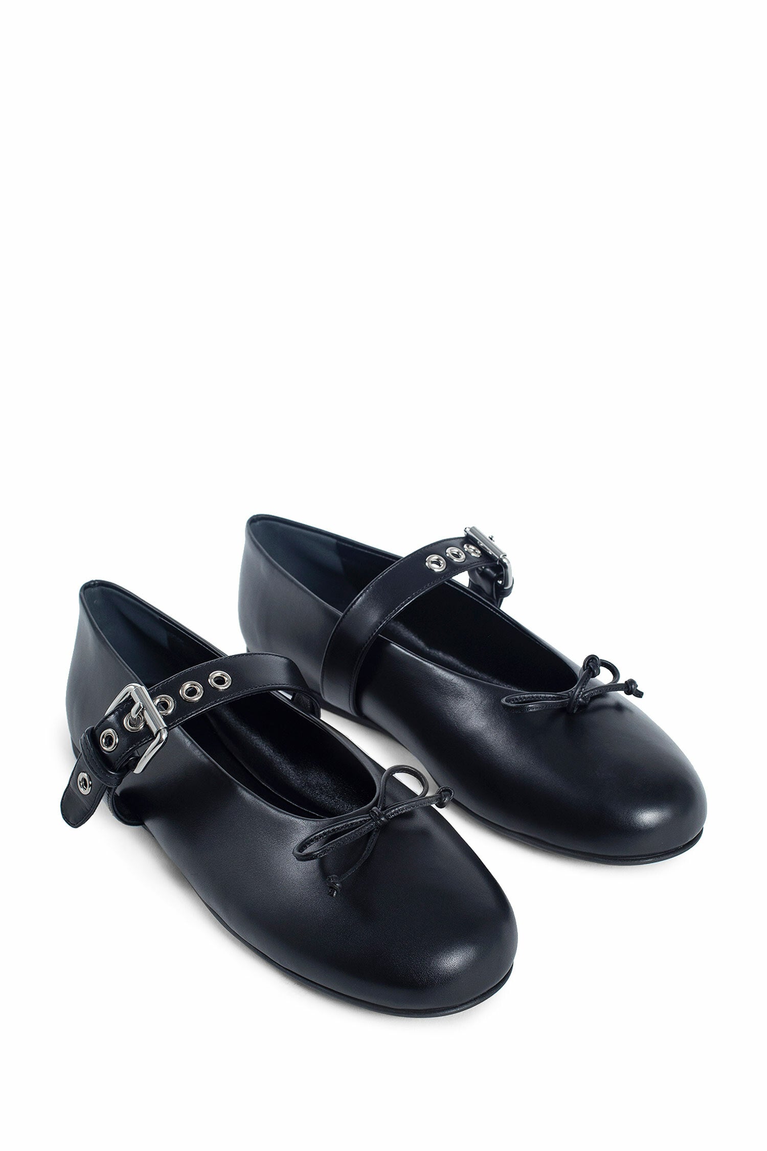 MIU MIU WOMAN BLACK FLATS