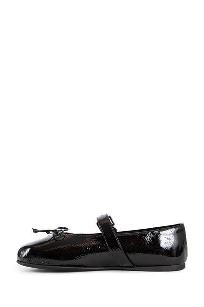 MIU MIU WOMAN BLACK FLATS