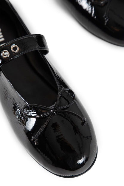 MIU MIU WOMAN BLACK FLATS