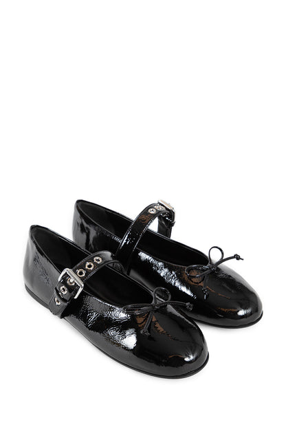 MIU MIU WOMAN BLACK FLATS