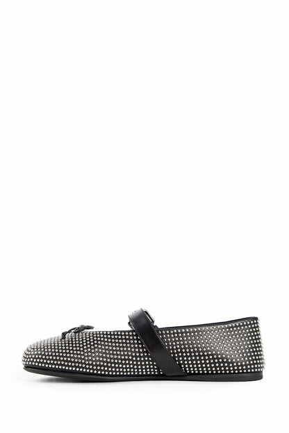 MIU MIU WOMAN BLACK FLATS