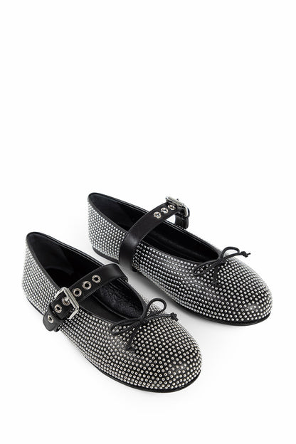 MIU MIU WOMAN BLACK FLATS