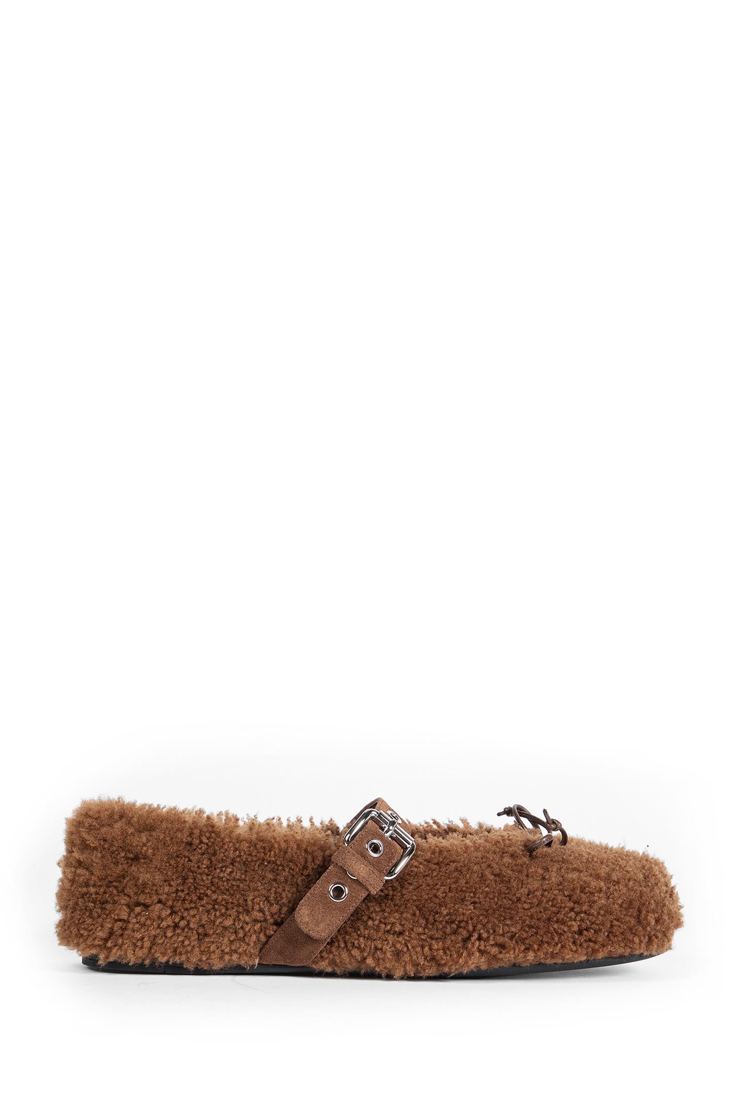 MIU MIU WOMAN BROWN FLATS