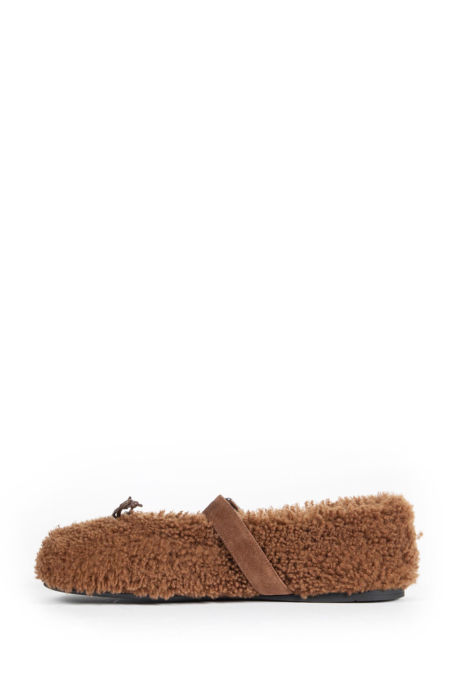MIU MIU WOMAN BROWN FLATS