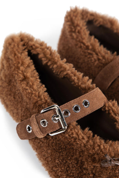 MIU MIU WOMAN BROWN FLATS