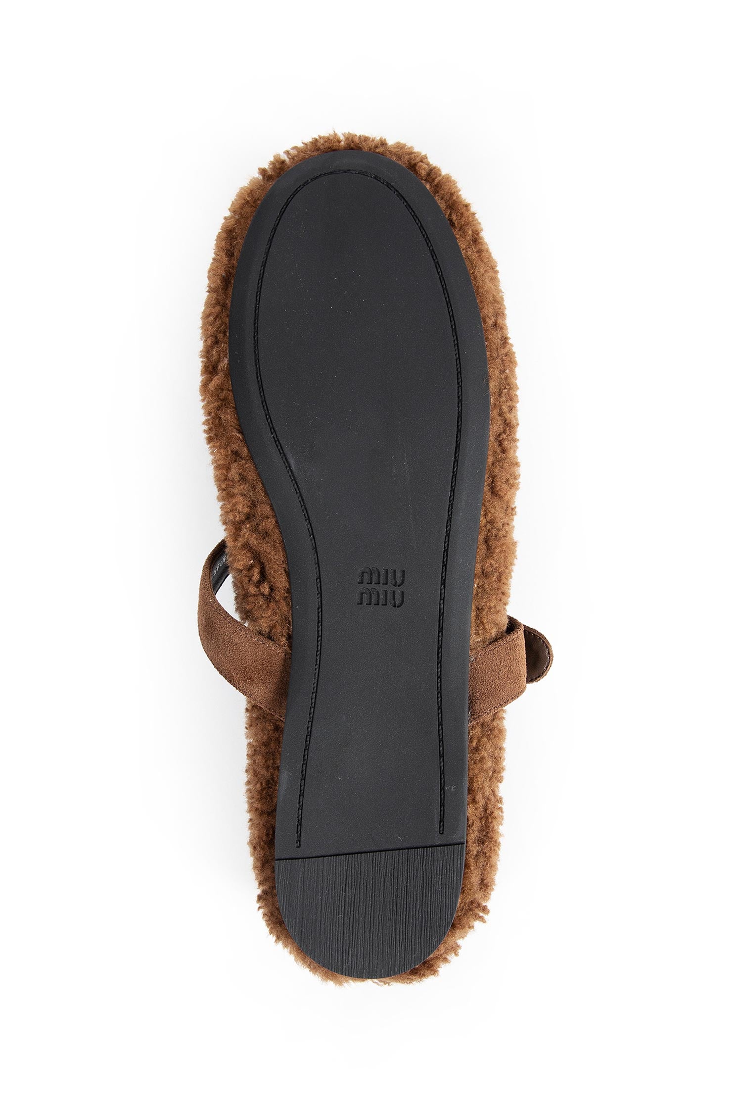 MIU MIU WOMAN BROWN FLATS