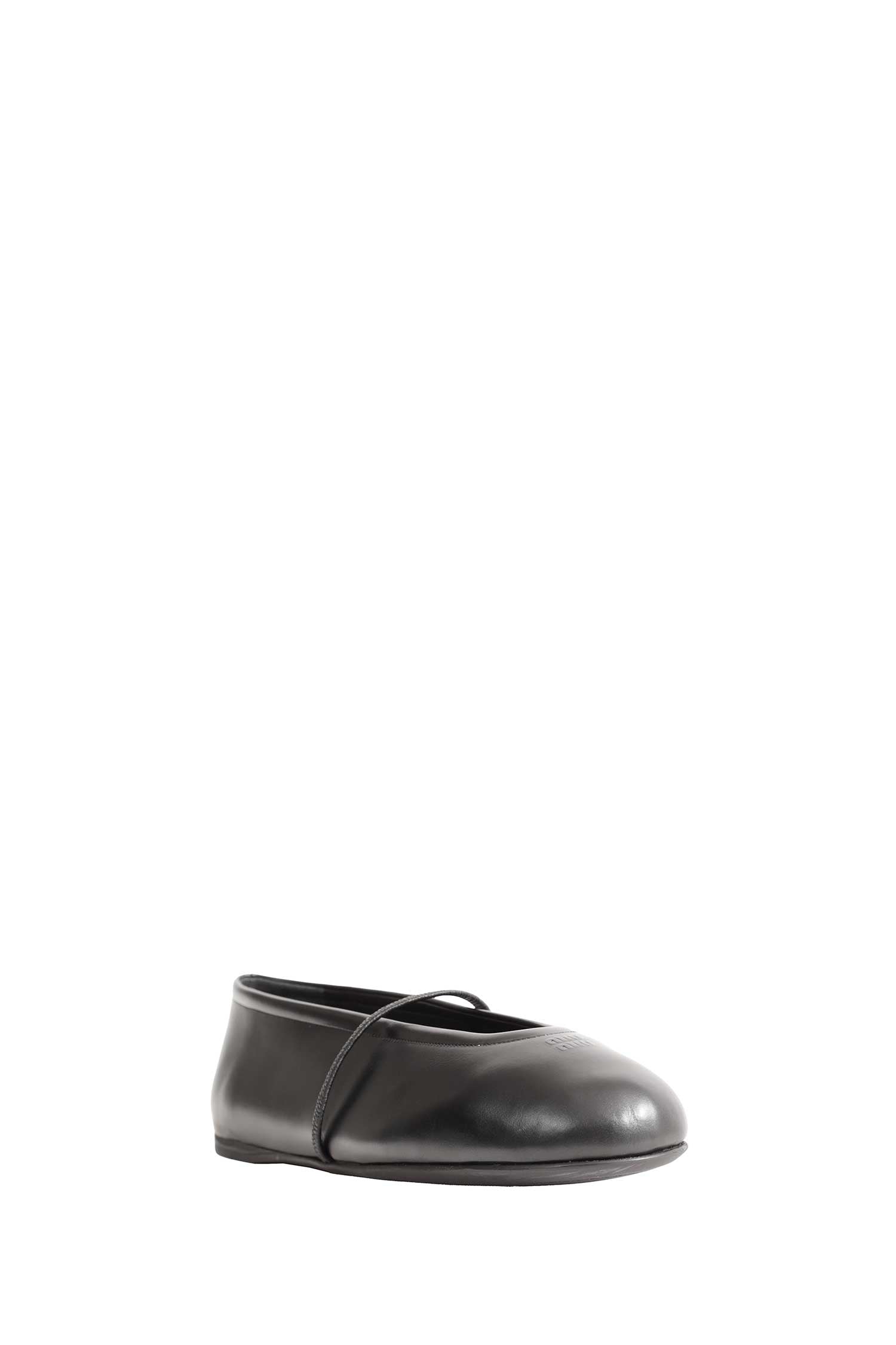 MIU MIU Leather Ballerinas woman