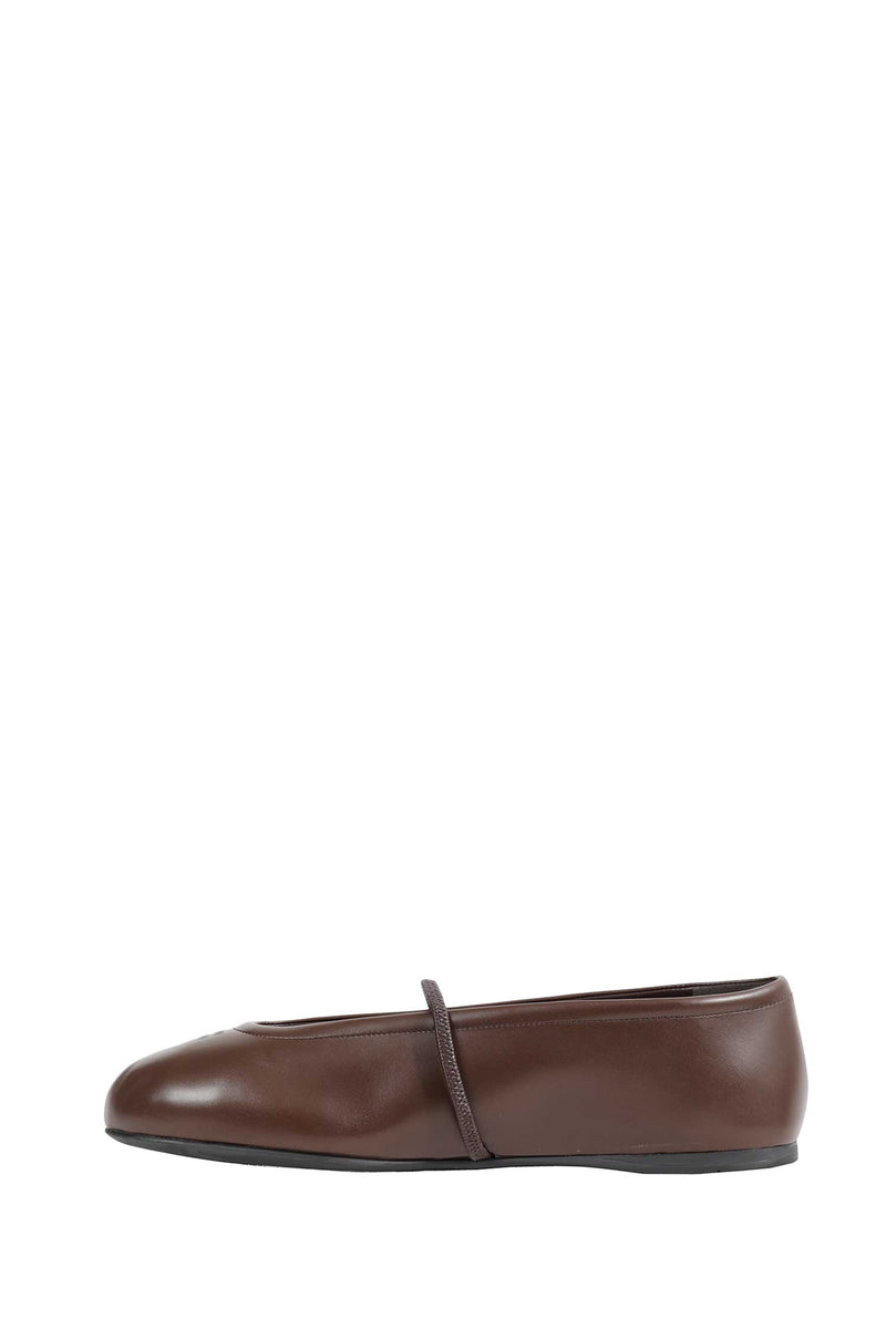 MIU MIU Leather Ballerinas woman
