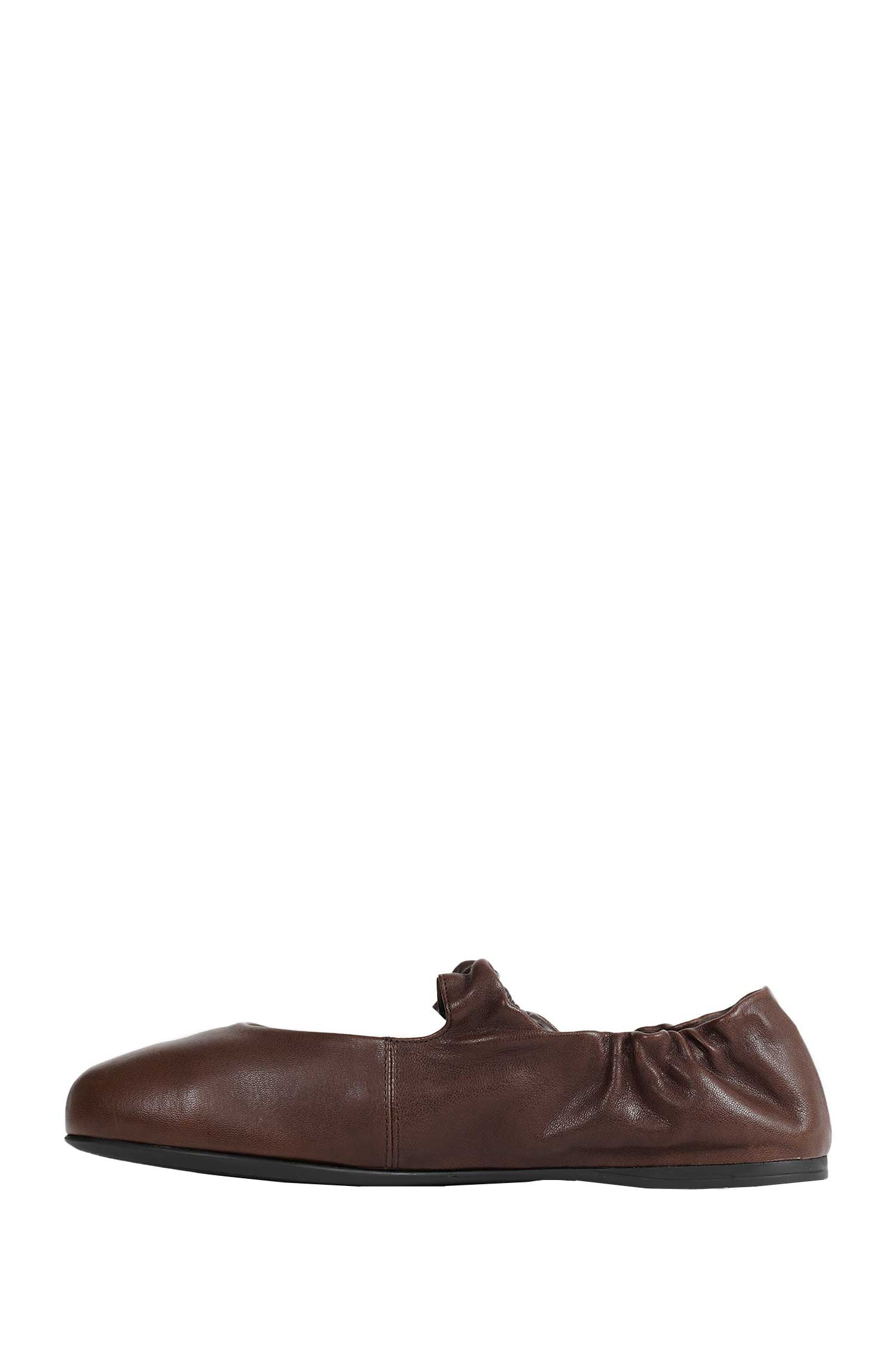 MIU MIU Ruches Nappa Leather Ballerinas woman