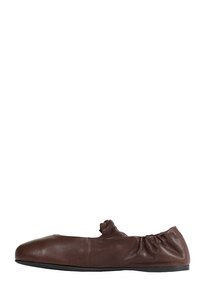 Ruches Nappa Leather Ballerinas