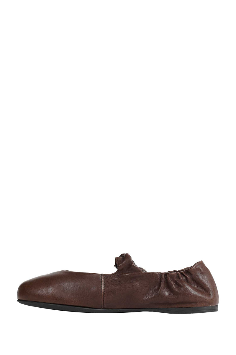 MIU MIU Ruches Nappa Leather Ballerinas woman