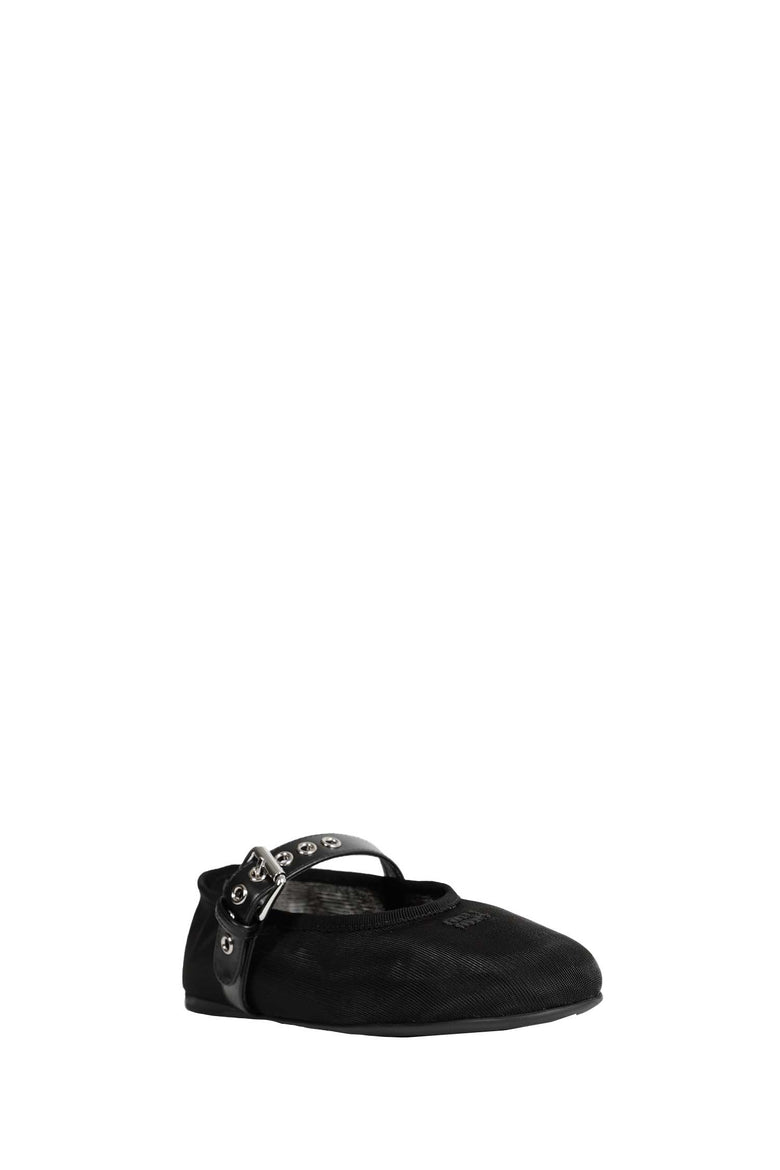
              MIU MIU Mesh And Fabric Ballerinas woman
            