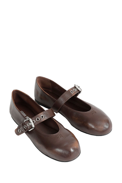 Nappa leather ballerinas