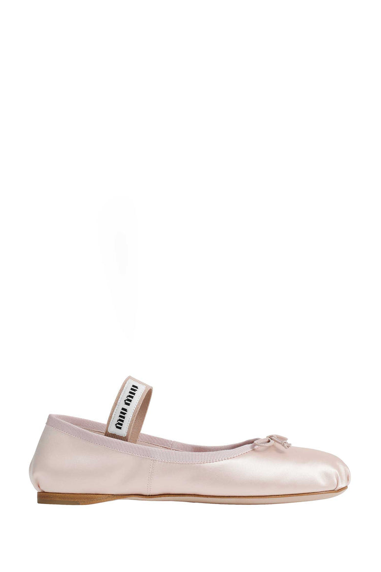 MIU MIU Satin Ballerinas woman
