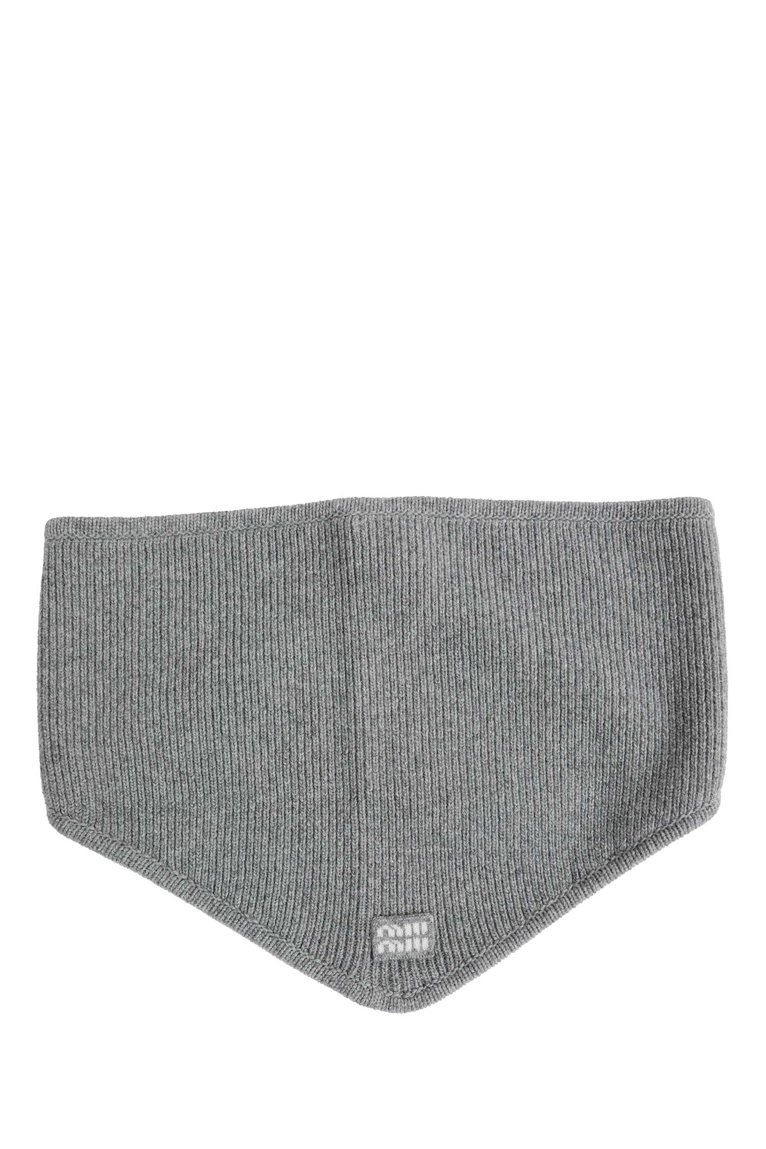 Logo Patch Knitted Scarft