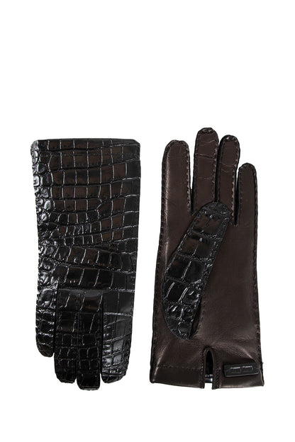 MIU MIU WOMAN BLACK GLOVES