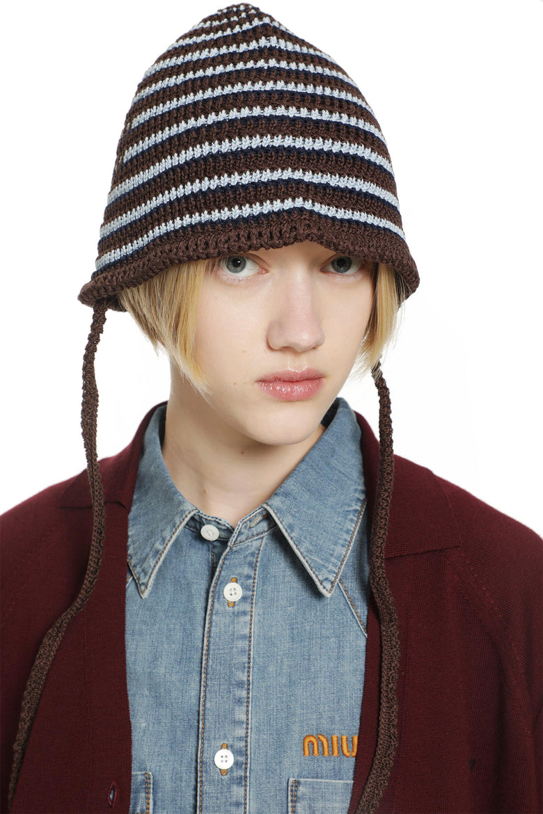 
              MIU MIU Crochet Hat woman
            