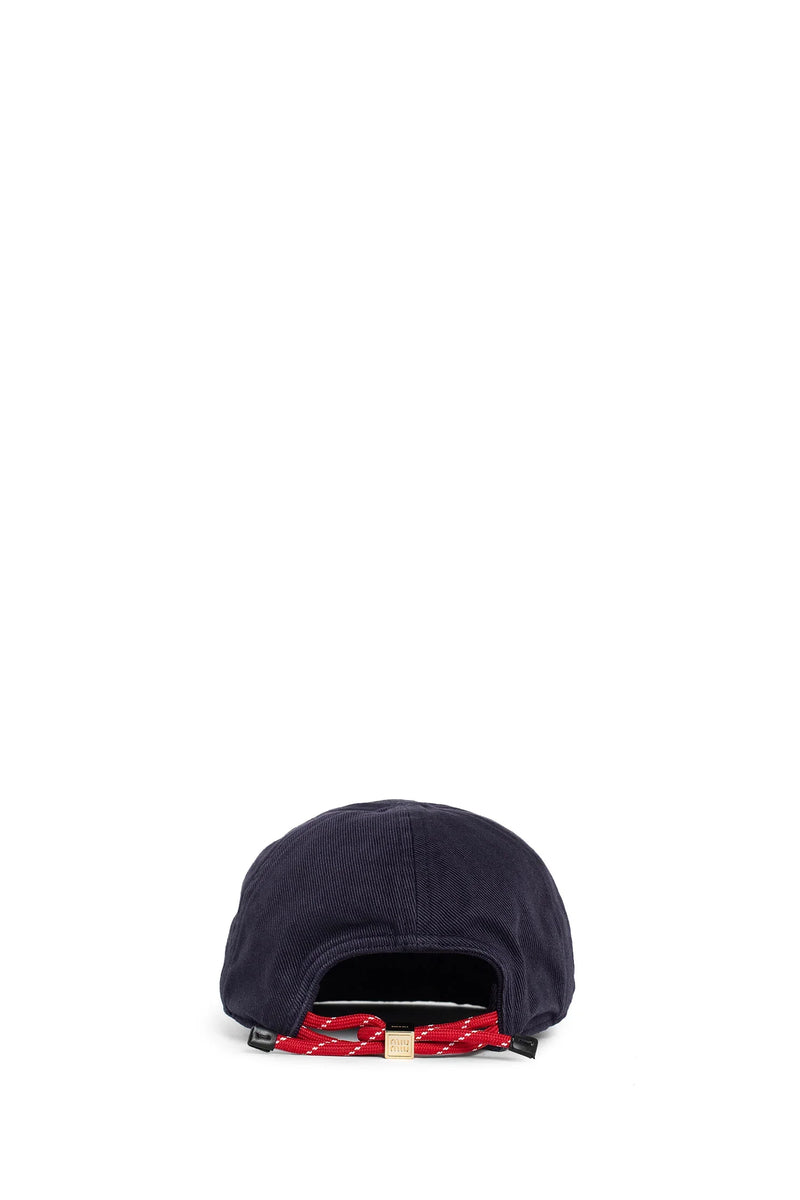 MIU MIU Denim baseball cap woman