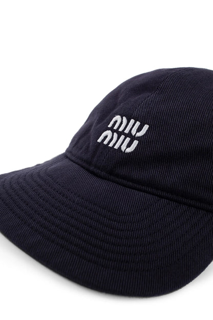 MIU MIU WOMAN BLUE HATS - Antonioli.eu