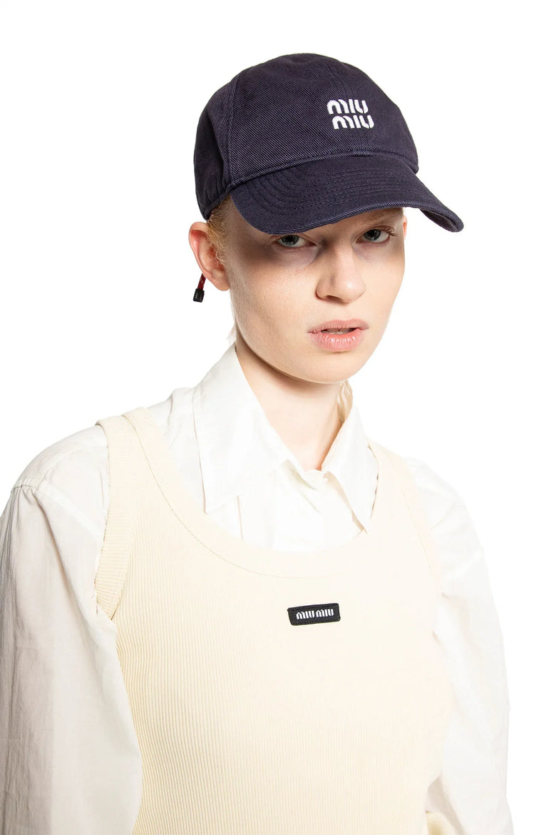 
              MIU MIU Denim baseball cap woman
            