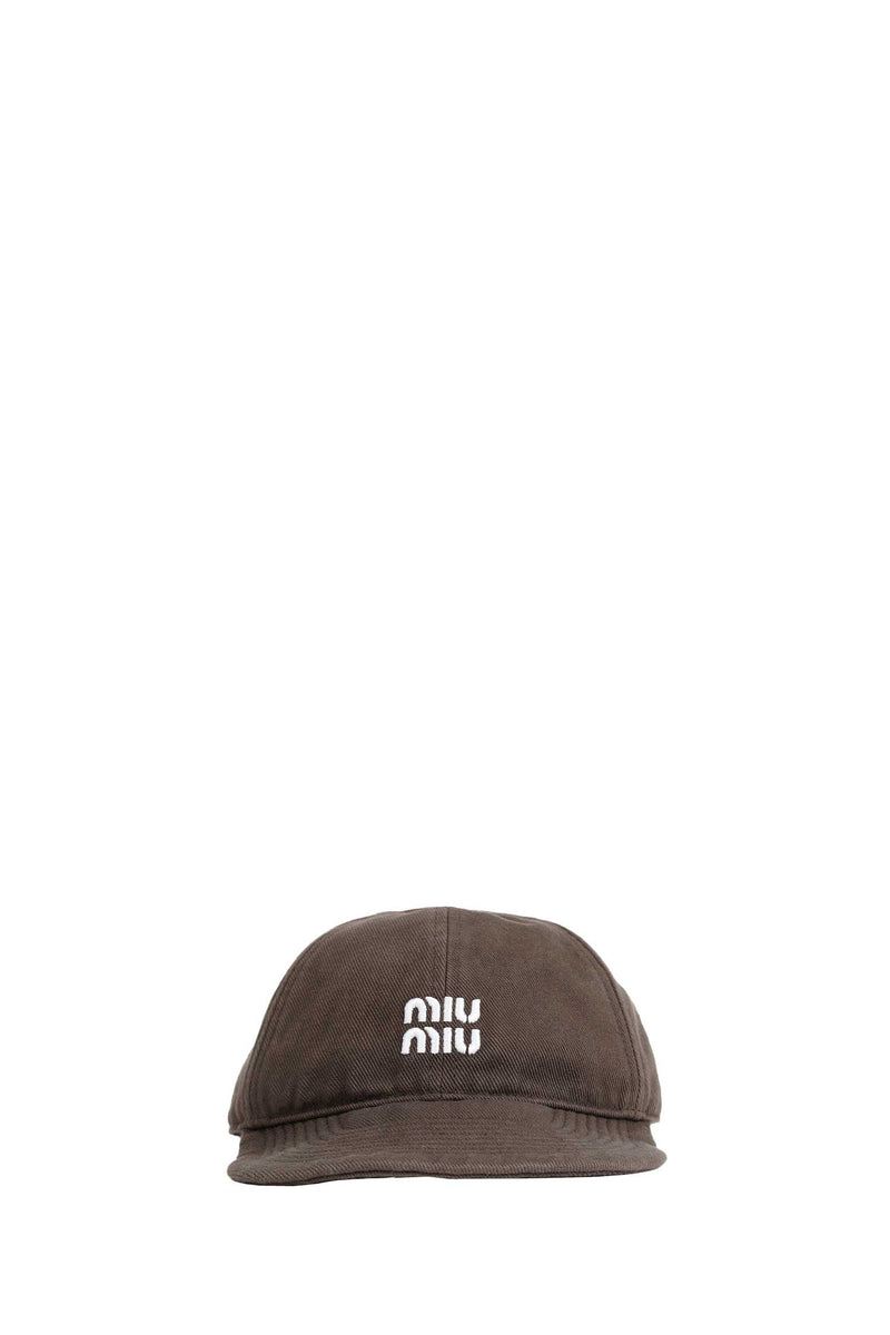 MIU MIU Denim Baseball Cap woman