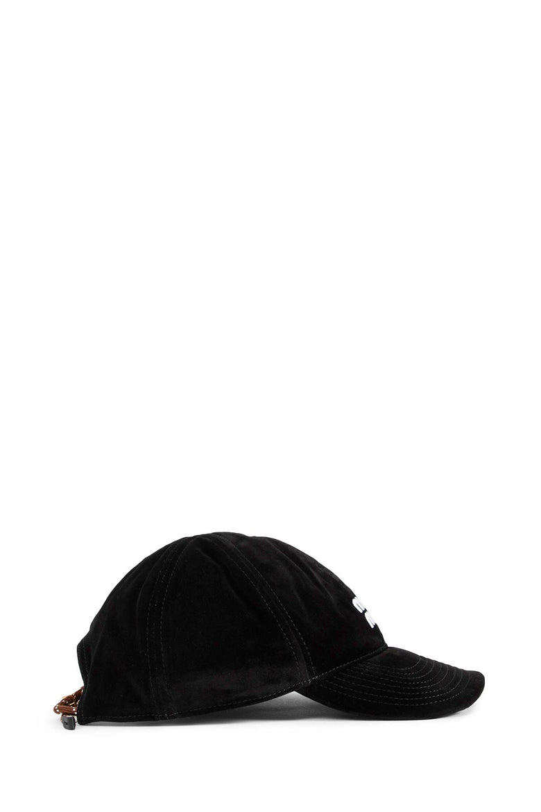 MIU MIU WOMAN BLACK HATS