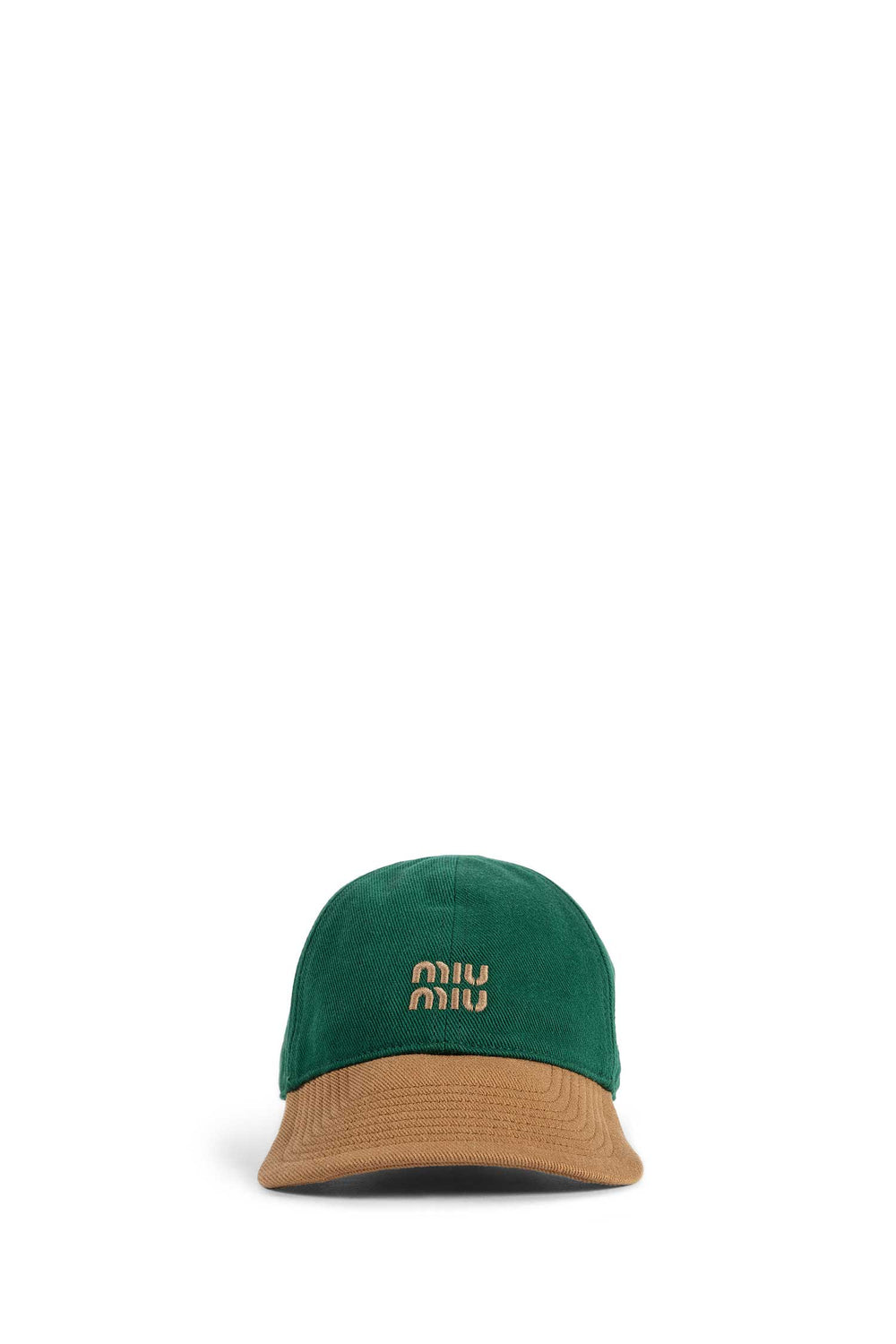 MIU MIU Drill Baseball Cap woman