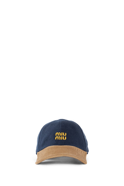 MIU MIU WOMAN BLUE HATS