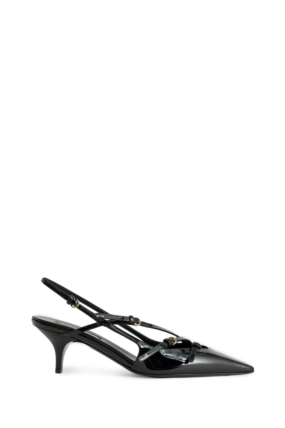 MIU MIU Patent Leather Slingback Pumps woman