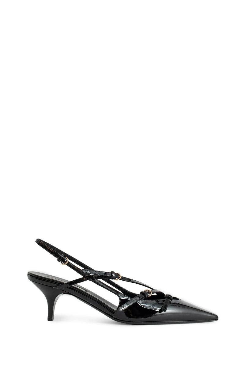 MIU MIU Patent Leather Slingback Pumps woman