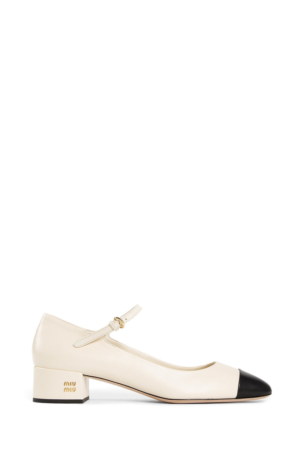 MIU MIU WOMAN WHITE FLATS