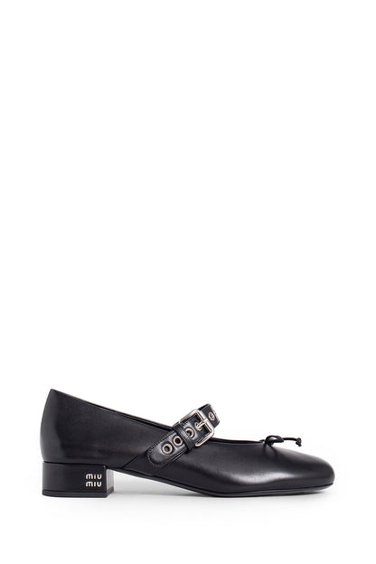 Antonioli MIU MIU WOMAN BLACK FLATS