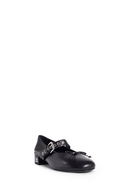 MIU MIU WOMAN BLACK FLATS