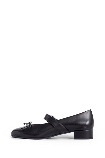 MIU MIU WOMAN BLACK FLATS