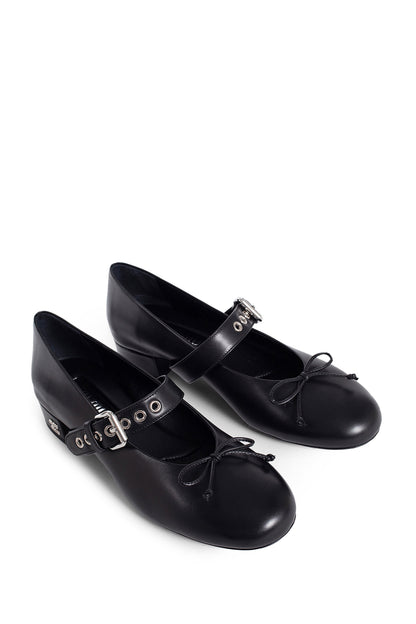 MIU MIU WOMAN BLACK FLATS