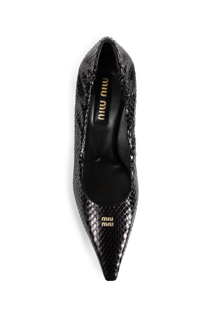 Pumps in Snake Leather