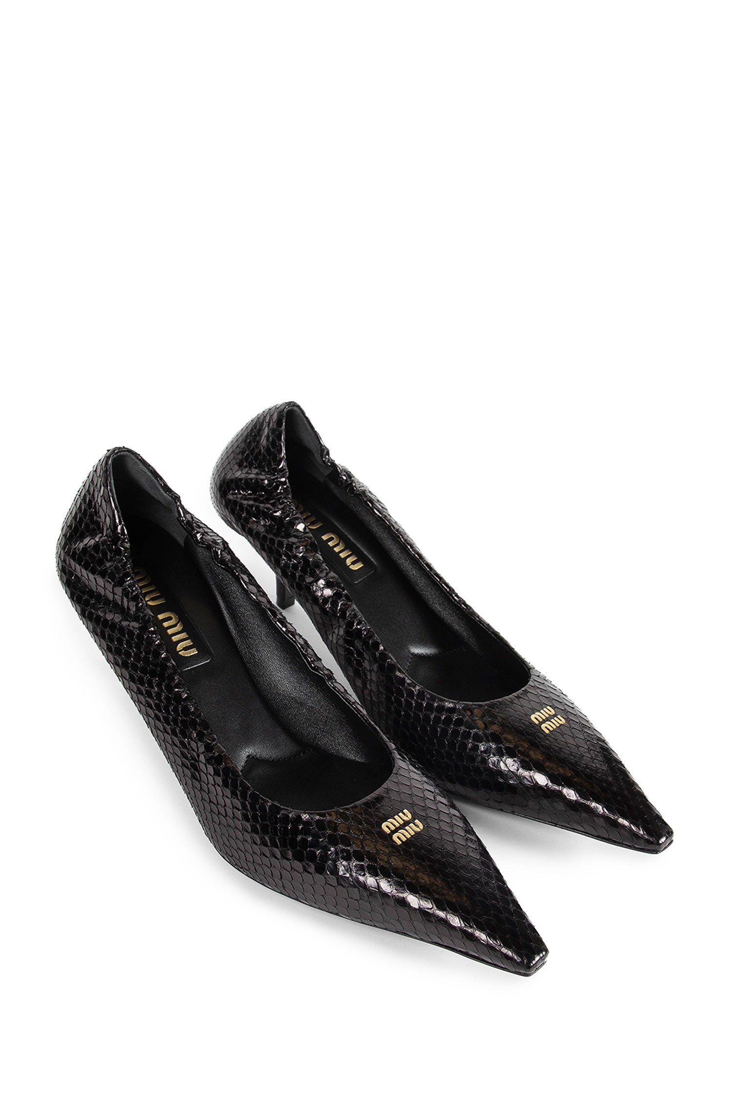 Pumps in Snake Leather