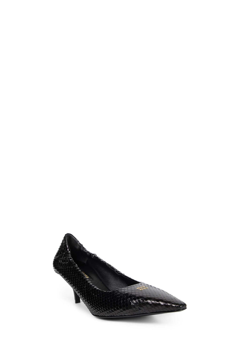 Snakeskin Pumps
